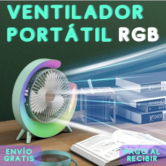 Ventilador Portátil RGB