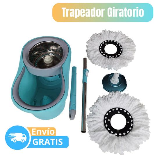 TRAPEADOR GIRATORIO CON BALDE EXPRIMIDOR