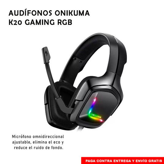 Audífonos Gamer Onikuma