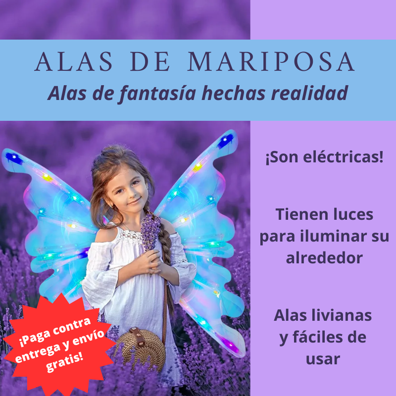 Alas de Princesa Automáticas LED 🦋