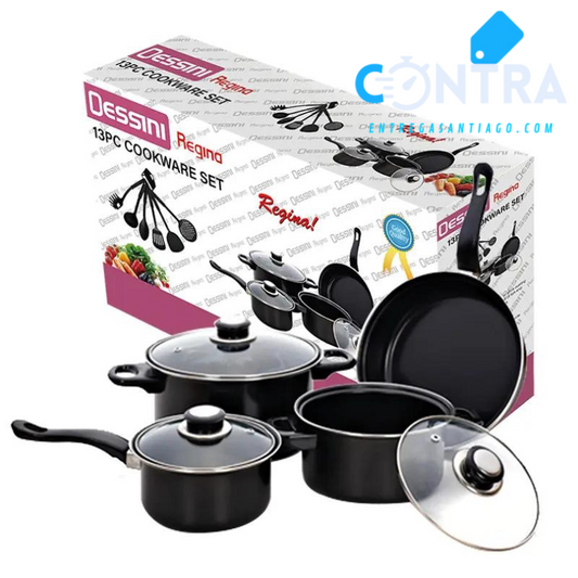 🥘Set de Cocina de 13 Piezas 👩‍🍳🍳🍲