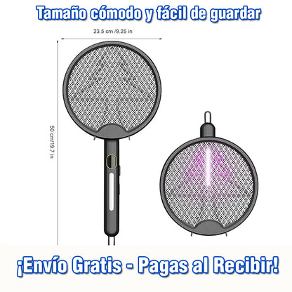 Raqueta Eléctrica Mata Mosquitos 🚫🦟