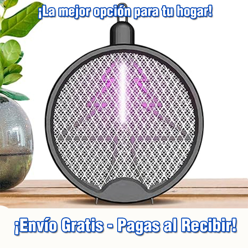 Raqueta Eléctrica Mata Mosquitos 🚫🦟