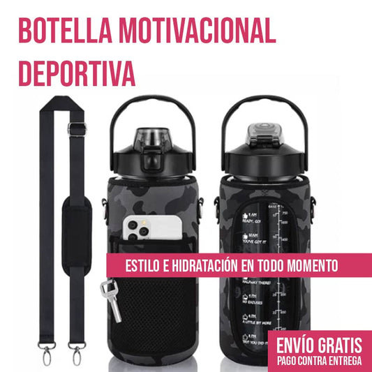 Botella Motivacional Deportiva