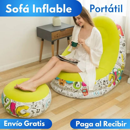 Sofa / Puff Inflable Portátil