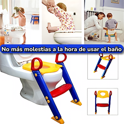 Asiento adaptador con escalera