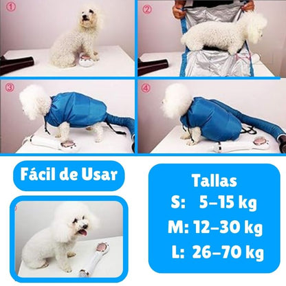 Secador para perros portátil (solo conecta tu secador de cabello)