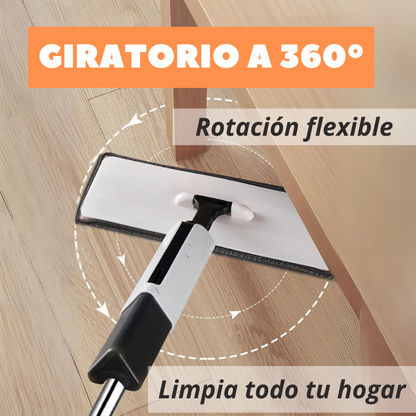 Trapeador giratorio con spray