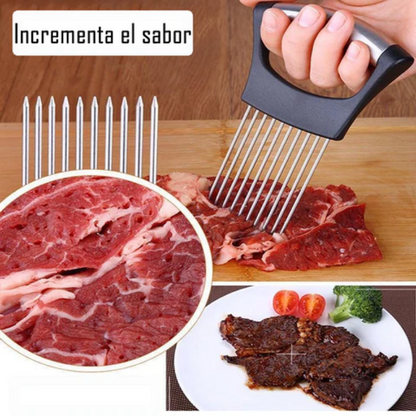 Onio cut™ Sujetador de alimentos para corte facil