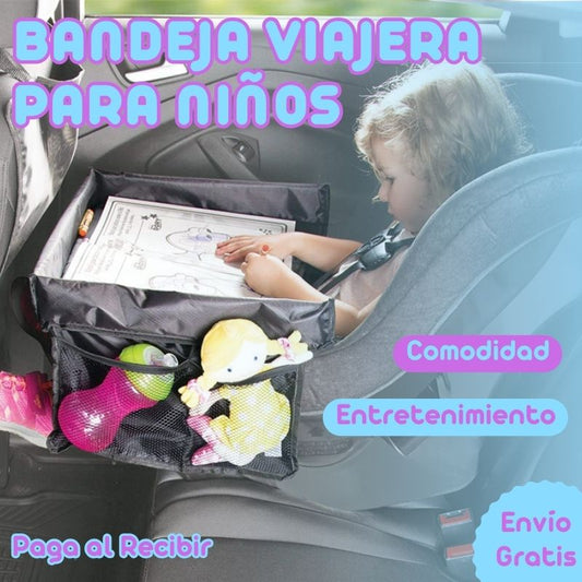 Bandeja viajera para niños