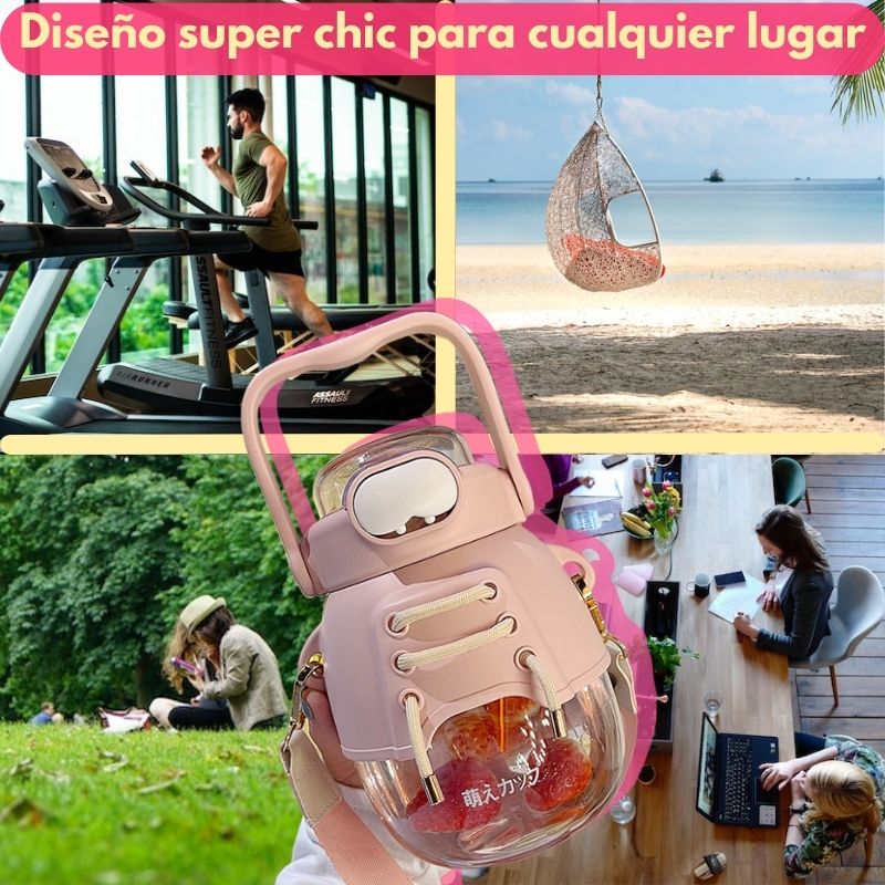 Botella de agua para chicas (Puro Estilo)