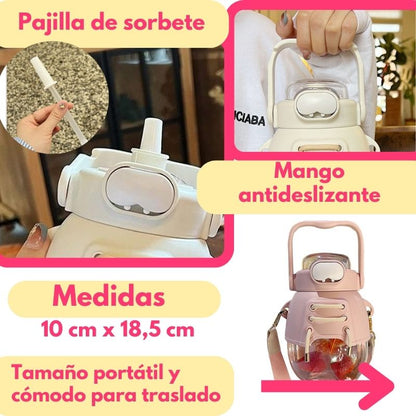 Botella de agua para chicas (Puro Estilo)